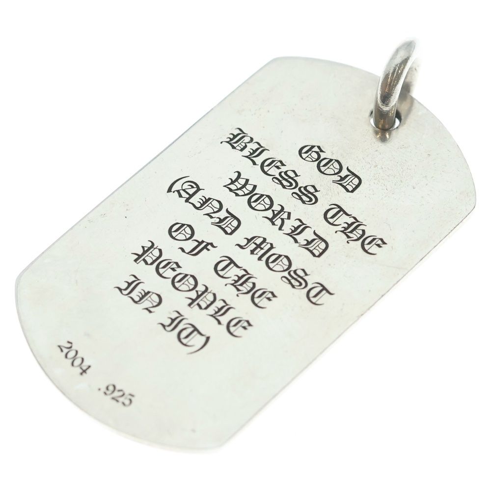 CHROME HEARTS (クロムハーツ) D TAG LRG GOD BLESS ラージゴッド