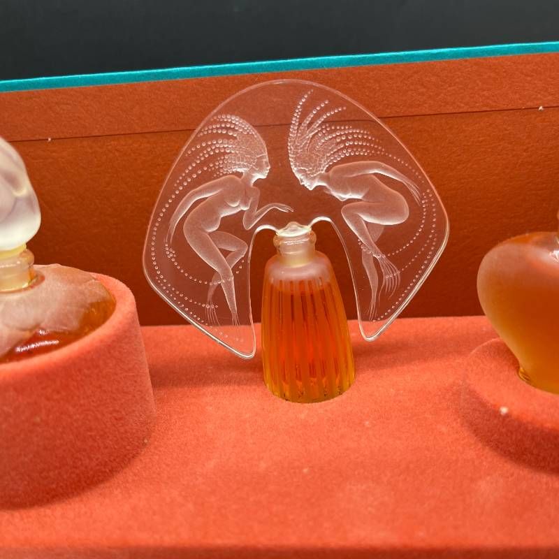 T453 おまとめラリック（Lalique）香水ミニチュアセット「レ・イントゥ 