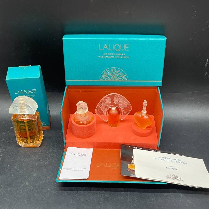 T453 おまとめラリック（Lalique）香水ミニチュアセット「レ・イントゥ 