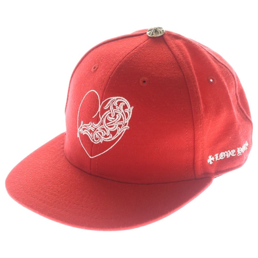 CHROME HEARTS (クロムハーツ) CH HAT ハートロゴ刺繍ベースボール