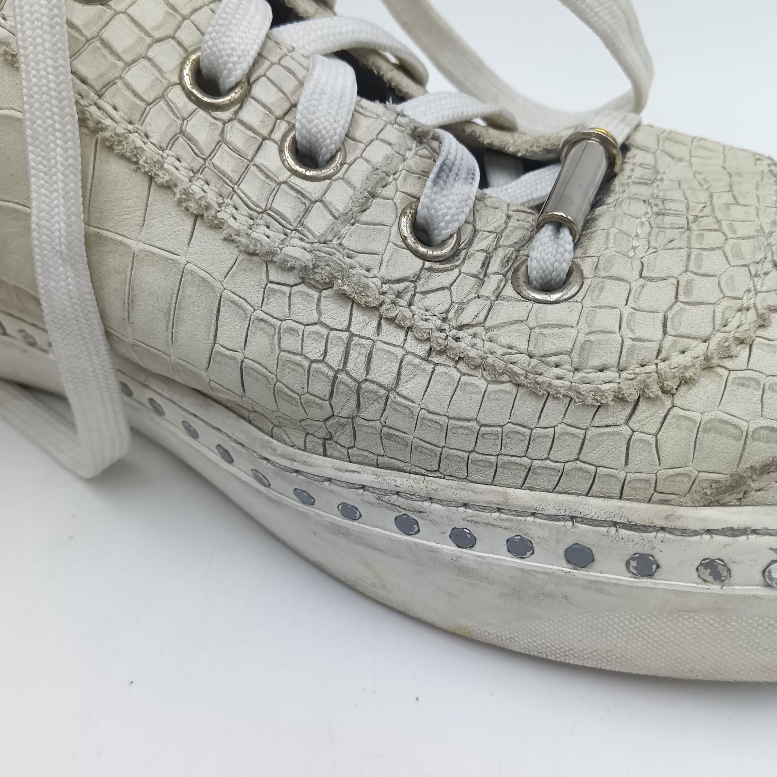 JIMMY CHOO ジミーチュウ Argyle アーガイル クロコプリント 