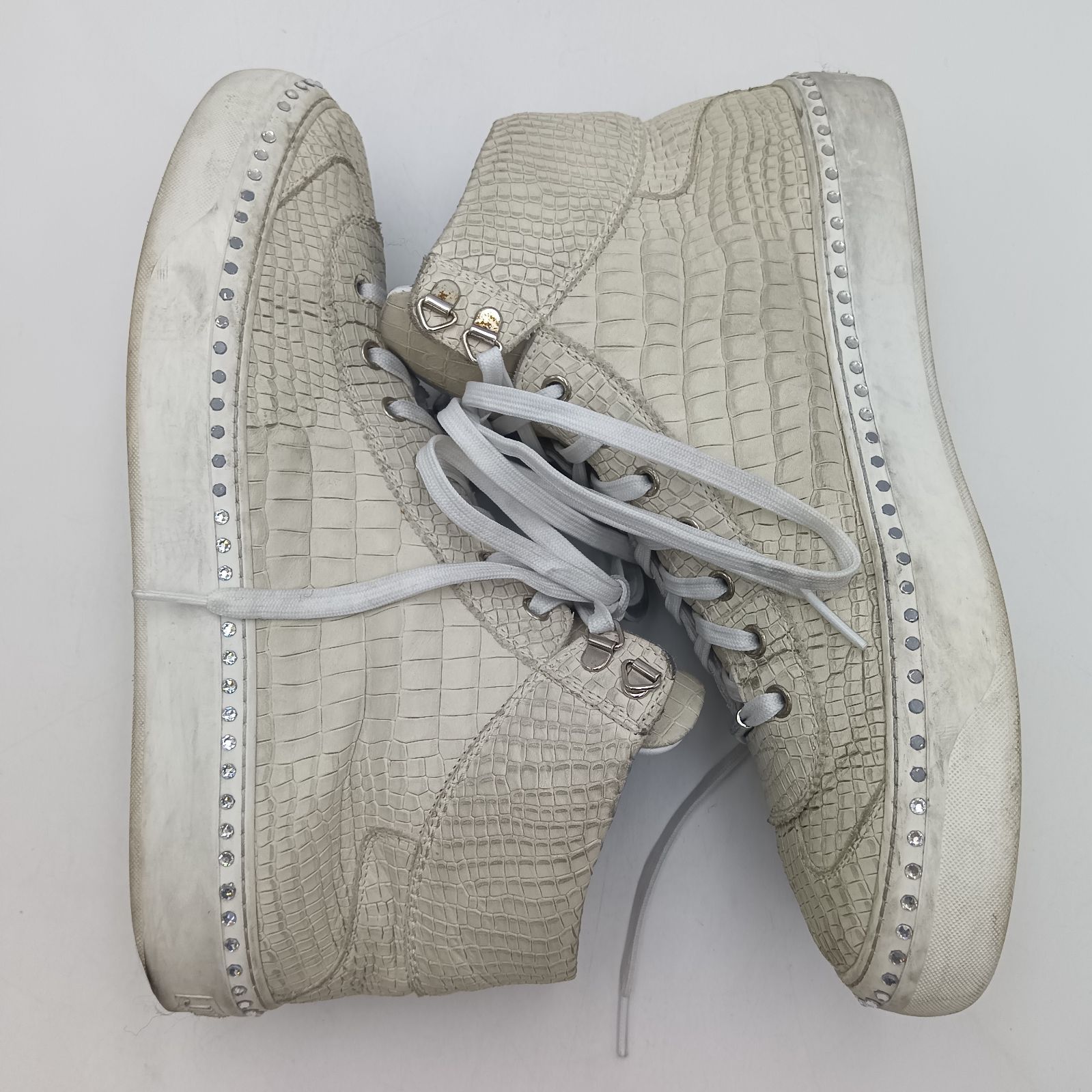 JIMMY CHOO  ARGYLE  アーガイル  クロコ型押し　スニーカー JIMMY CHOO ARGYLE アーガイル クロコ型押し スニーカー