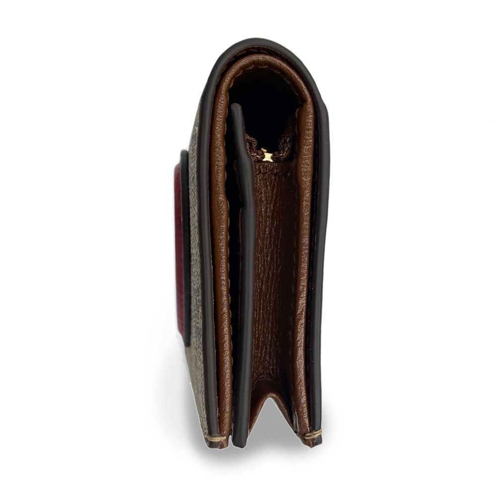 新品・未使用品】グッチ GUCCI GGスプリーム 二つ折り財布 ハート 