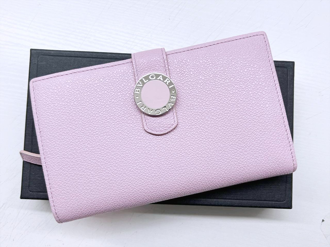 使用感なし 美品 BVLGARI ブルガリ コローレ サークルロゴ 二つ折り