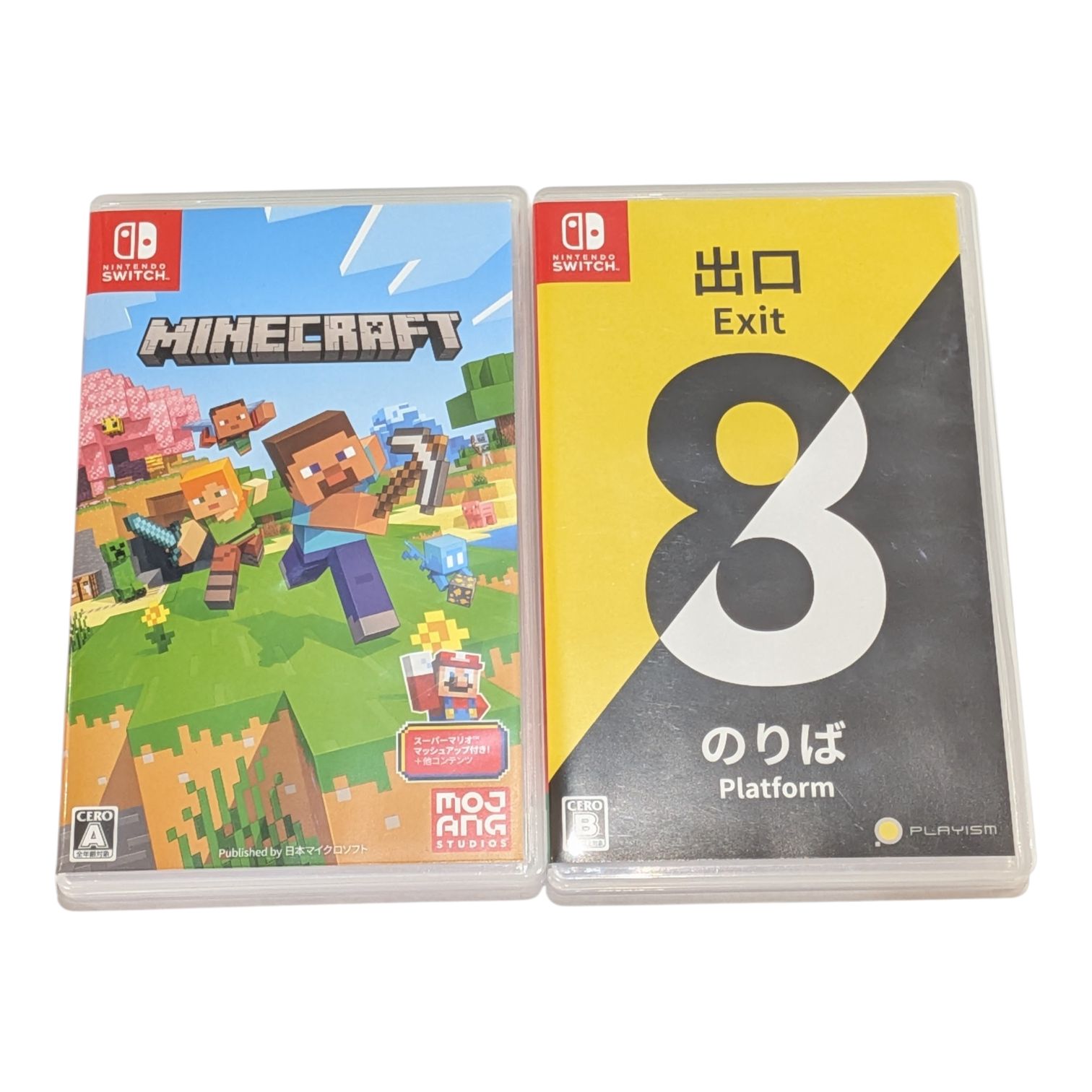 Switchソフト2本】マインクラフト ＆ 8番出口 セット 動作確認済 美品