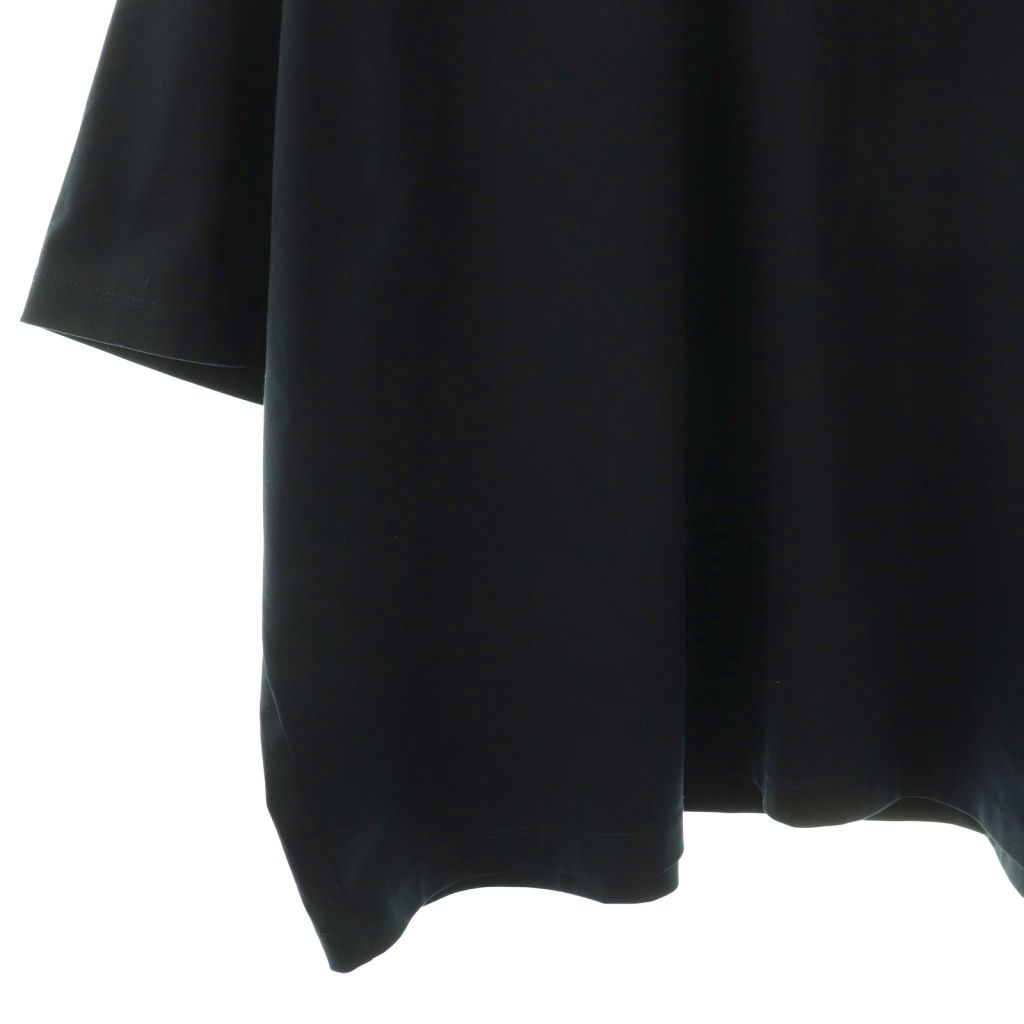 ヨリ yori フロッキードットカラーtee ブラック yori ヨリ フロッキードットカラーTee ブラック 【公式通販】