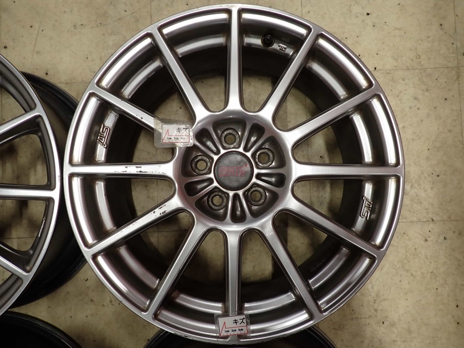 4本SET 会社宛 送料無料 17×7J スバル STI エンケイ ENKEI 純正 アルミ 