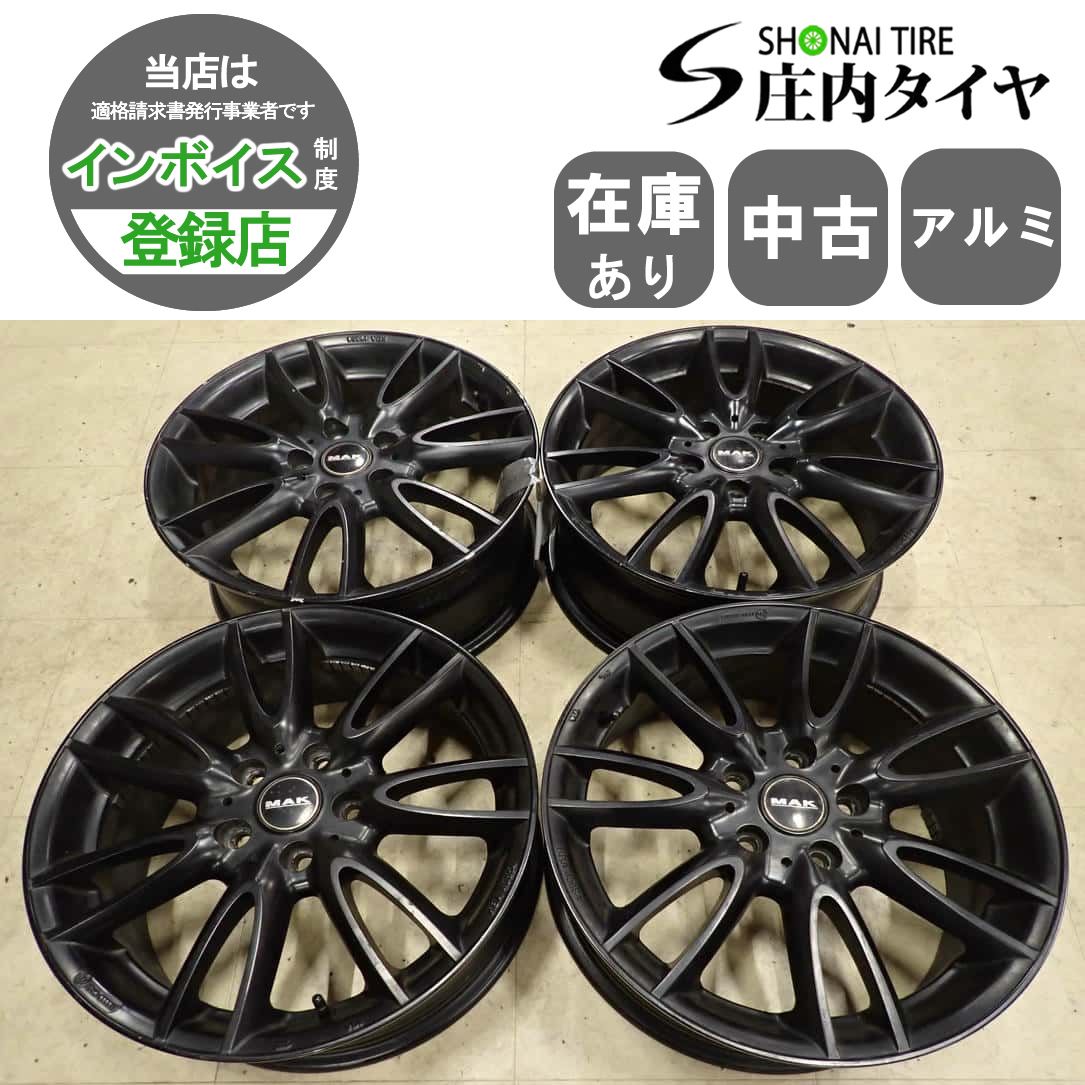 4本SET 会社宛送料無料 17×7J MAK JACKIY ジャッキー アルミ 5穴 PCD 