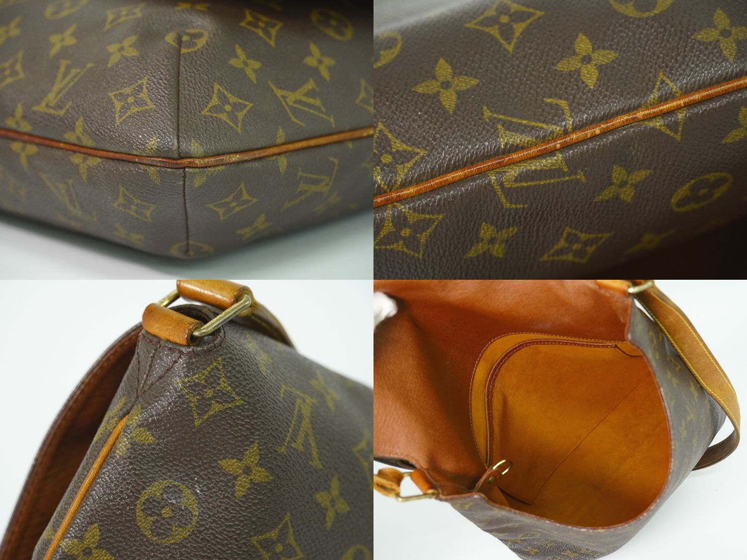本物 ルイヴィトン LOUIS VUITTON LV ミュゼット モノグラム 