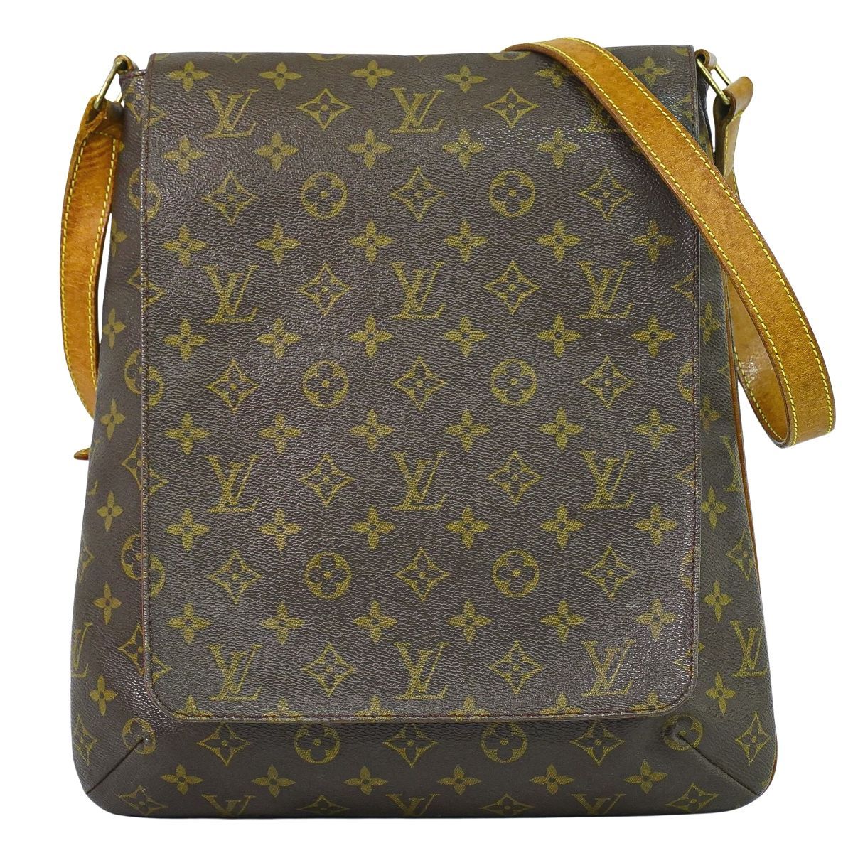 本物 ルイヴィトン LOUIS VUITTON LV ミュゼット モノグラム 