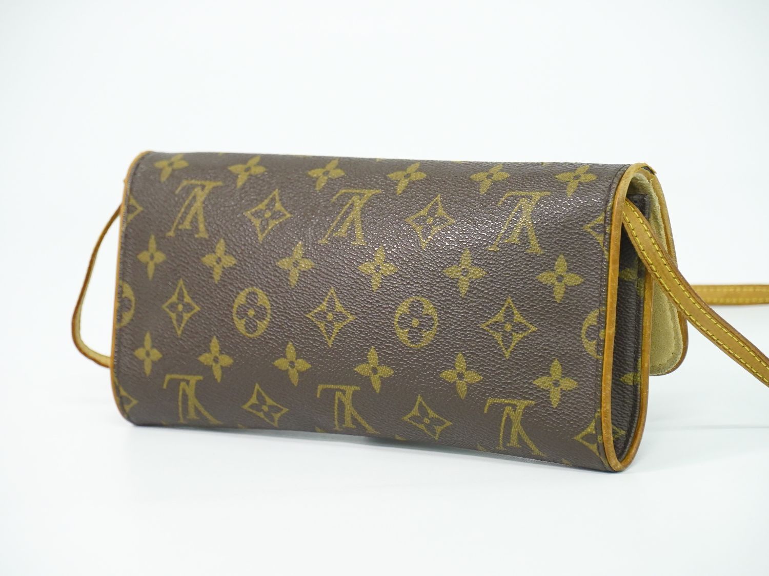 本物 ルイヴィトン LOUIS VUITTON LV ポシェットツイン GM モノグラム 2WAY ショルダーバッグ ポシェット クラッチバッグ ブラウン M51852 ビトン バッグ 中古 LOUIS VUITTON（ルイ・ヴィトン） ポシェットツインGM モノグラム