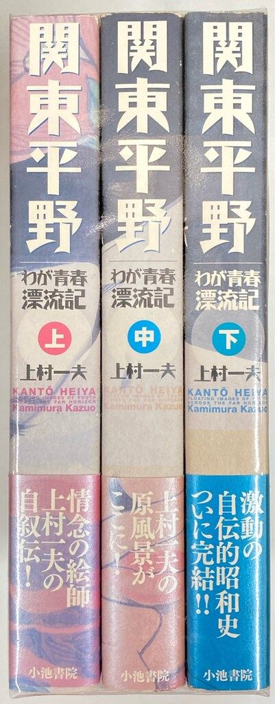 小池書院 上村一夫 !!)関東平野-わが青春漂流記 全3巻 セット - メルカリ