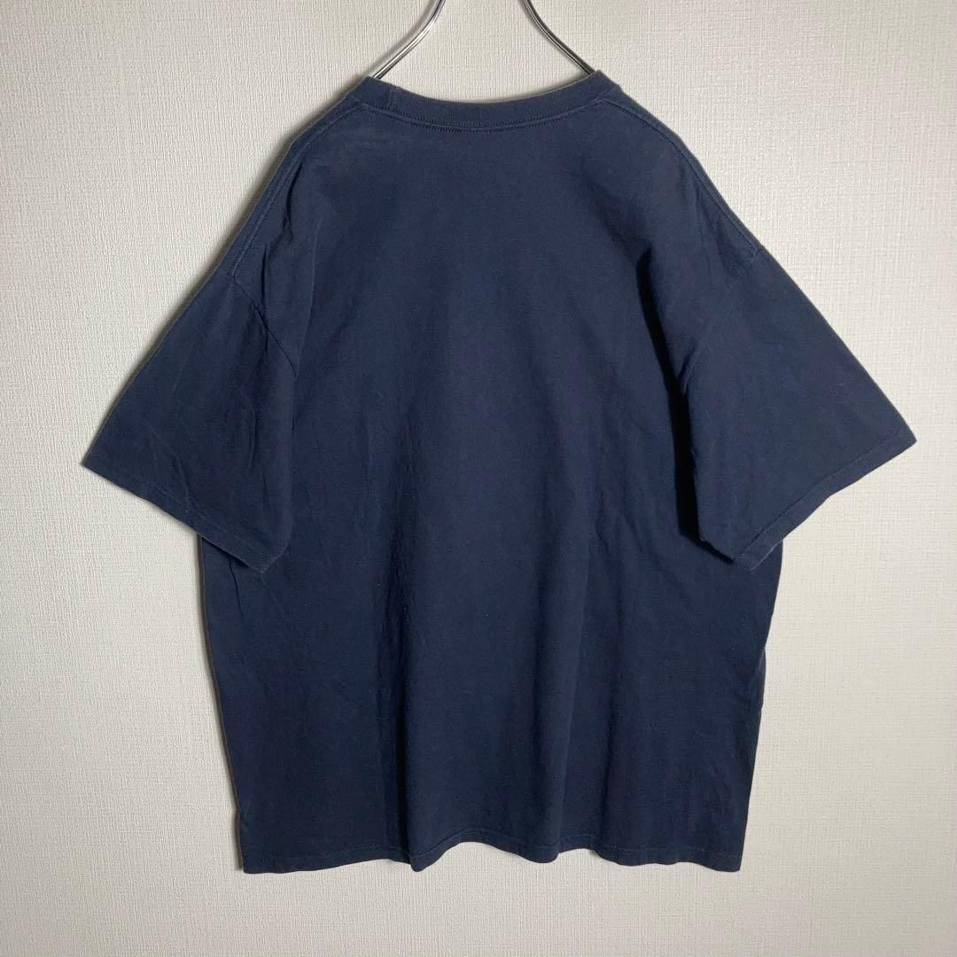 SUPREME Tシャツ ビッグロゴ 犬 紺 XL-商品の通販