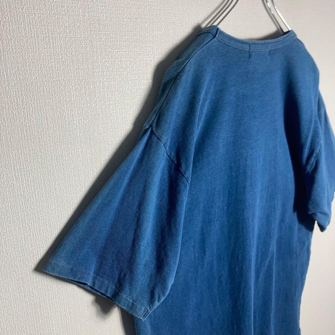 BATHING A APE Tシャツ アーチ ビッグロゴ 紺 XL - | ロゴ APE(ア