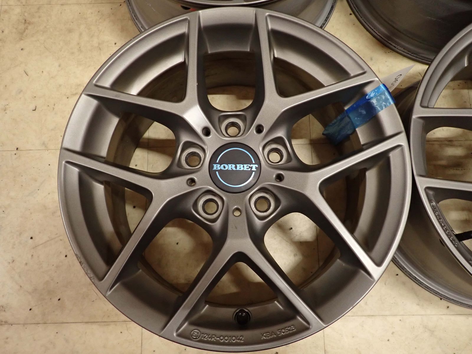 4本SET 会社宛 送料無料 16×7J BORBET ボルベット type Y アルミ 