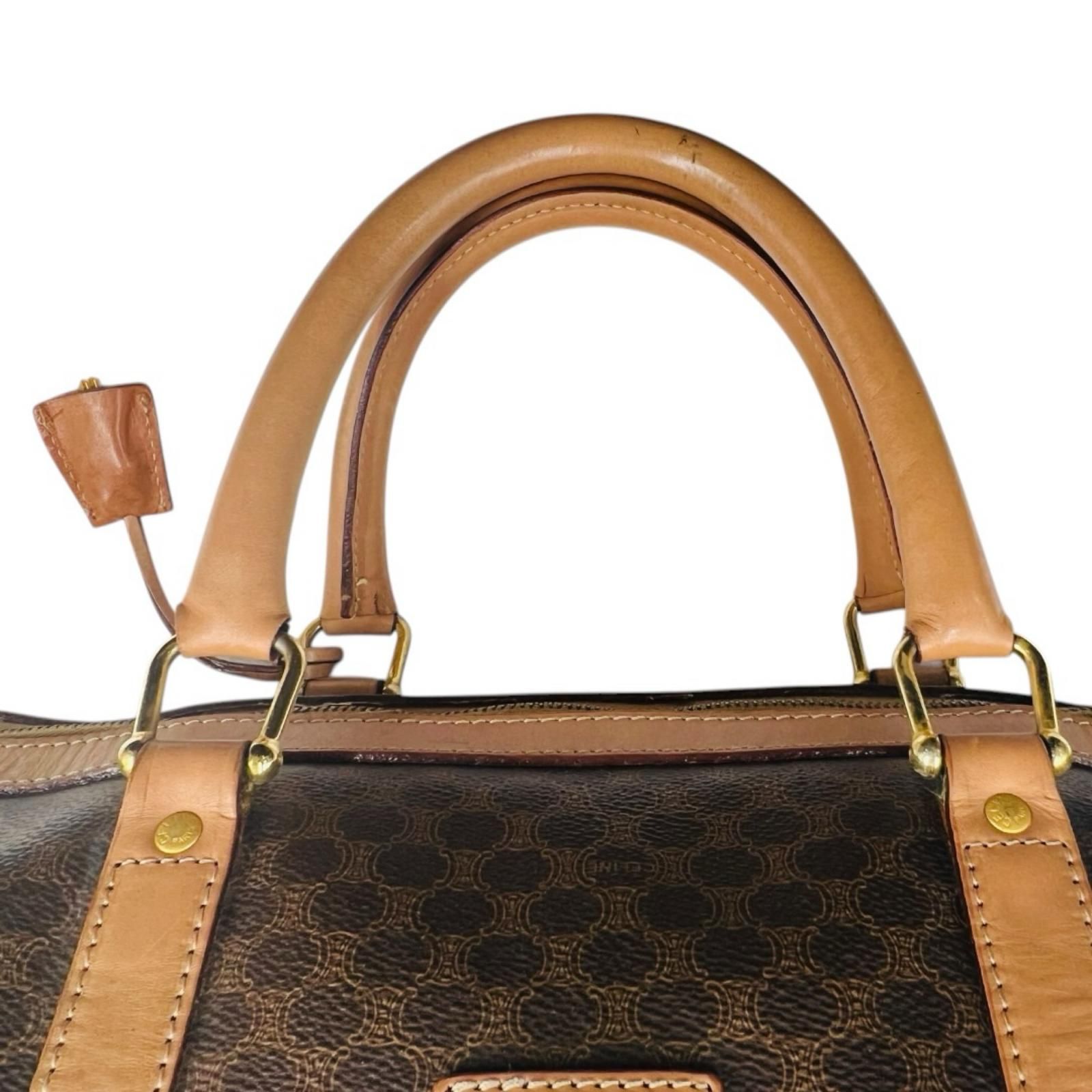 CELINE セリーヌ ボストンバック 鍵付き マカダム - メルカリ