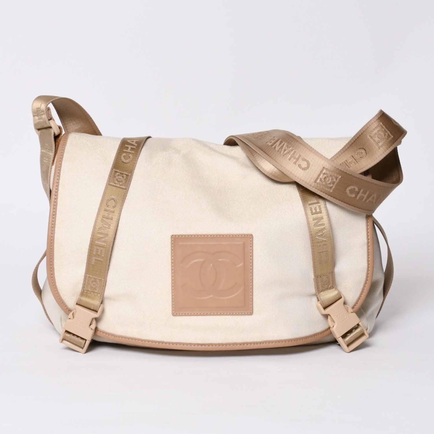 極美品 CHANEL シャネル スポーツライン メッセンジャーバッグ 10番台 