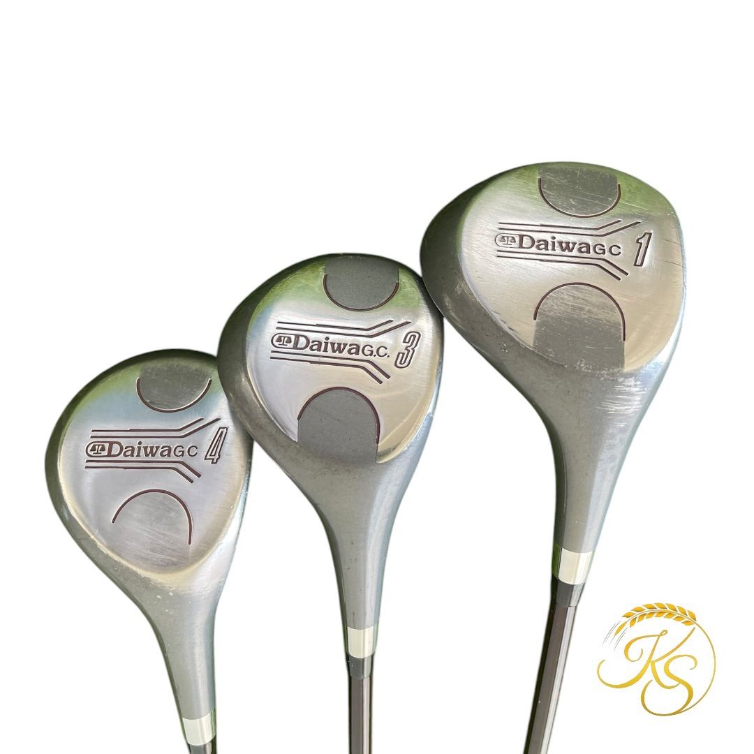 ダイワ レディース ゴルフクラブ 3本セット 右 Daiwa GC カーボン L 