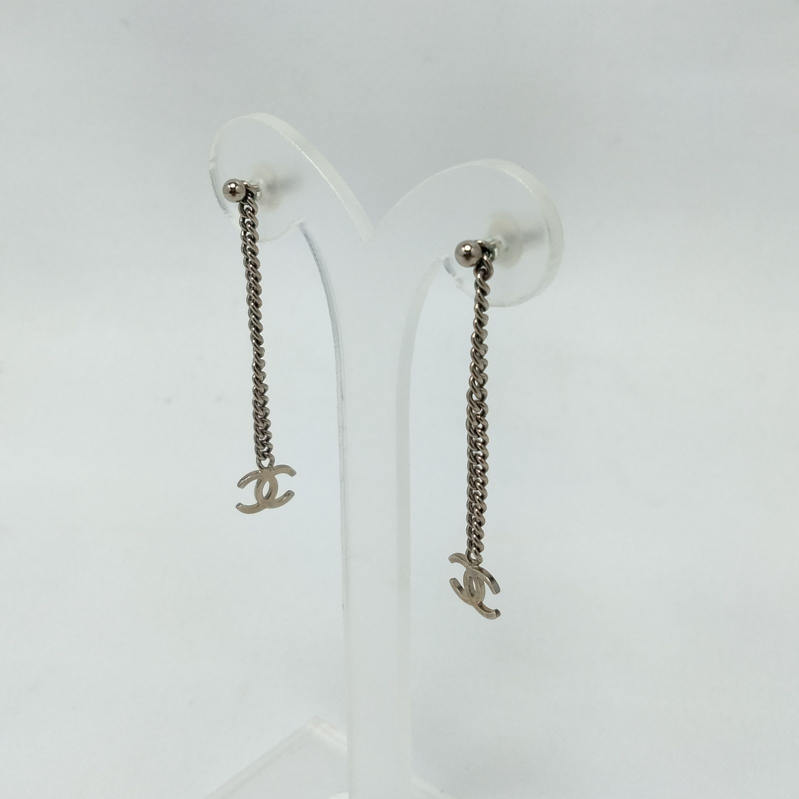 ✨️CHANEL✨️シャネル ココマーク スイングピアス シルバー - メルカリ