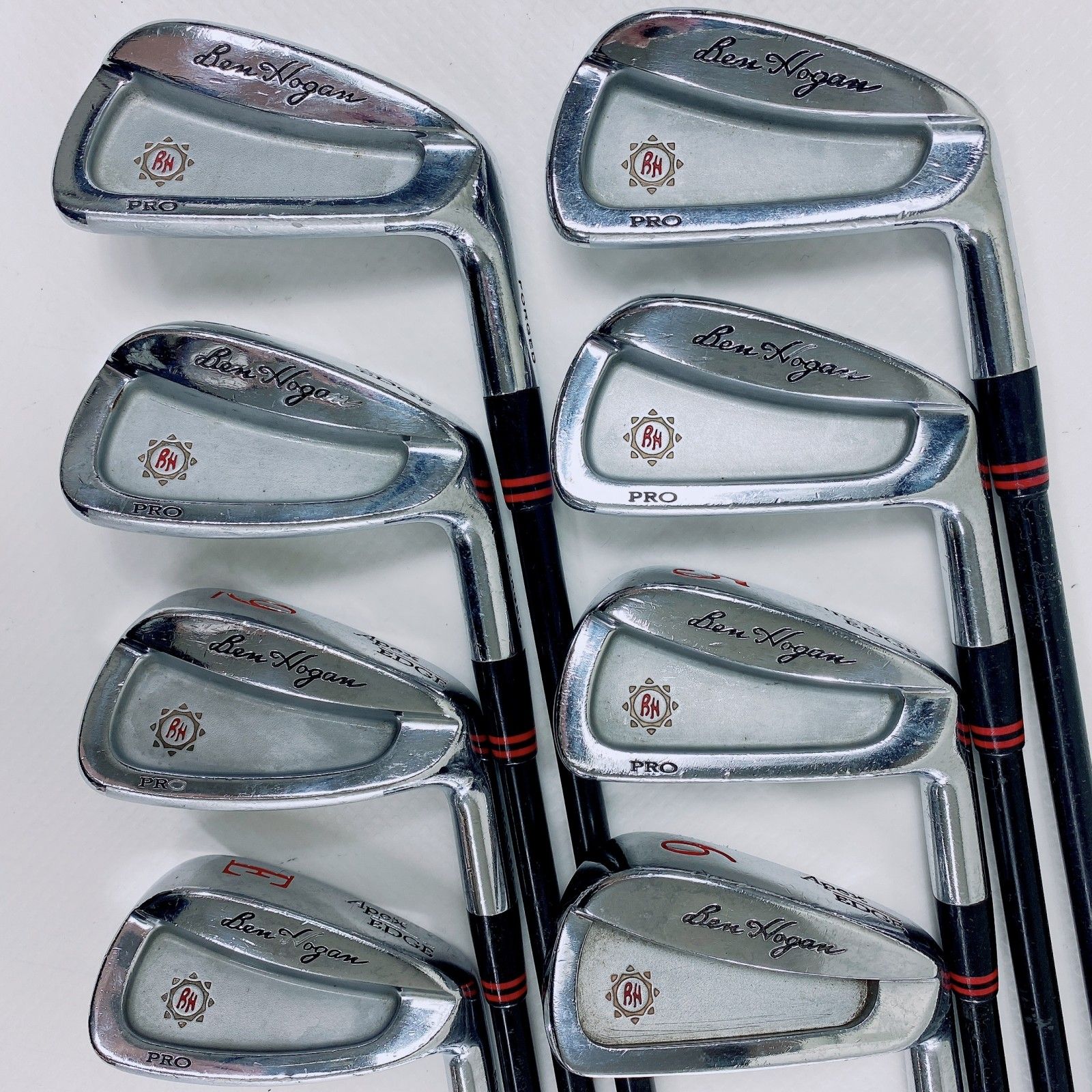 中古】 ベン・ホーガン Apex Edge Pro Forged 3-9 E 8本セット 