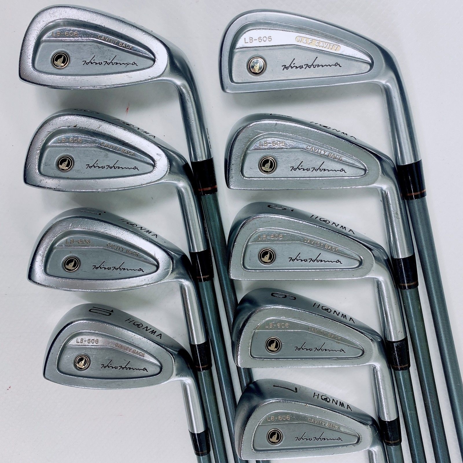 中古】ホンマ LB-606キャビティバック 3-11 9本セット アイアン (純正 