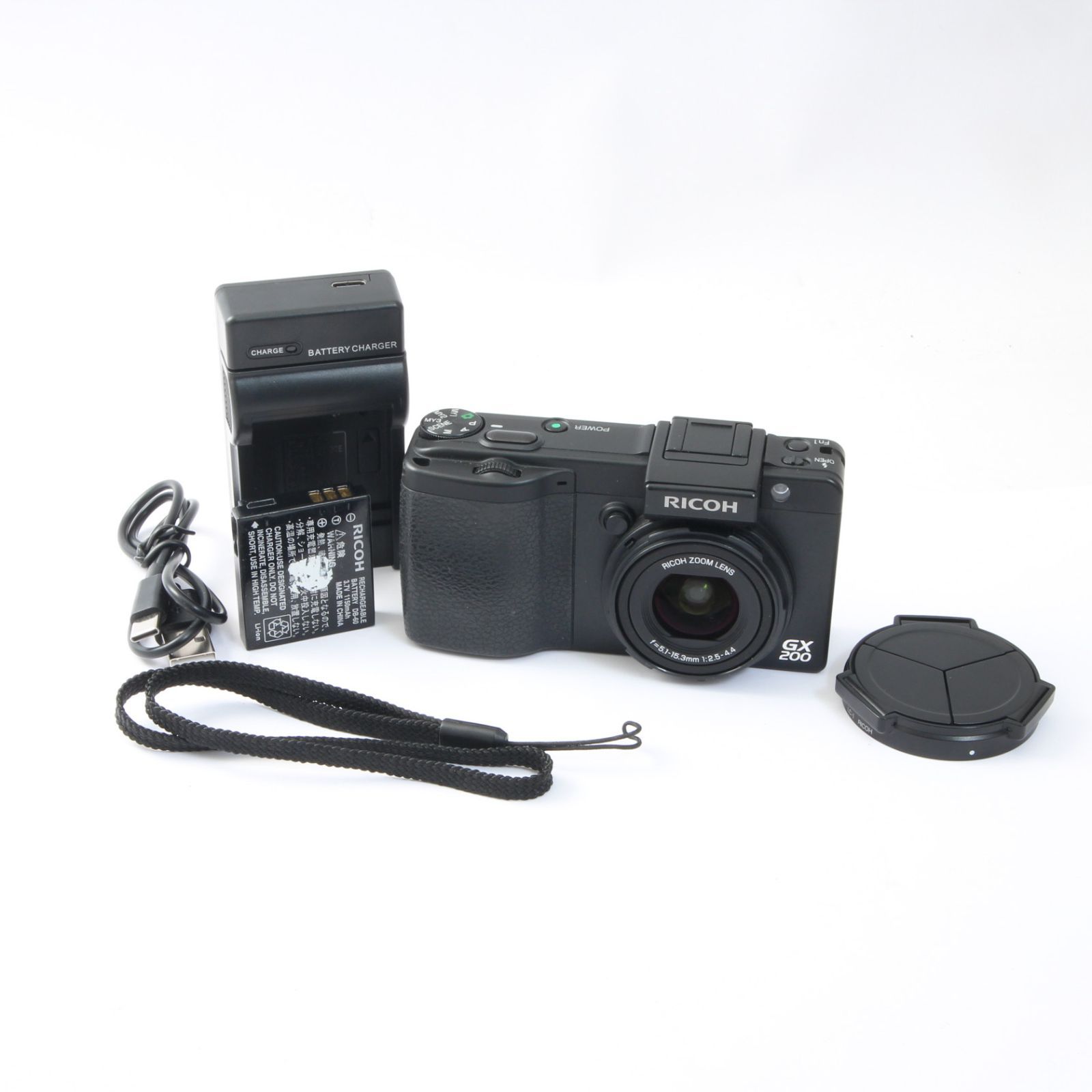 RICOH リコー Caplio GX200 コンパクトデジタルカメラ 自動開閉