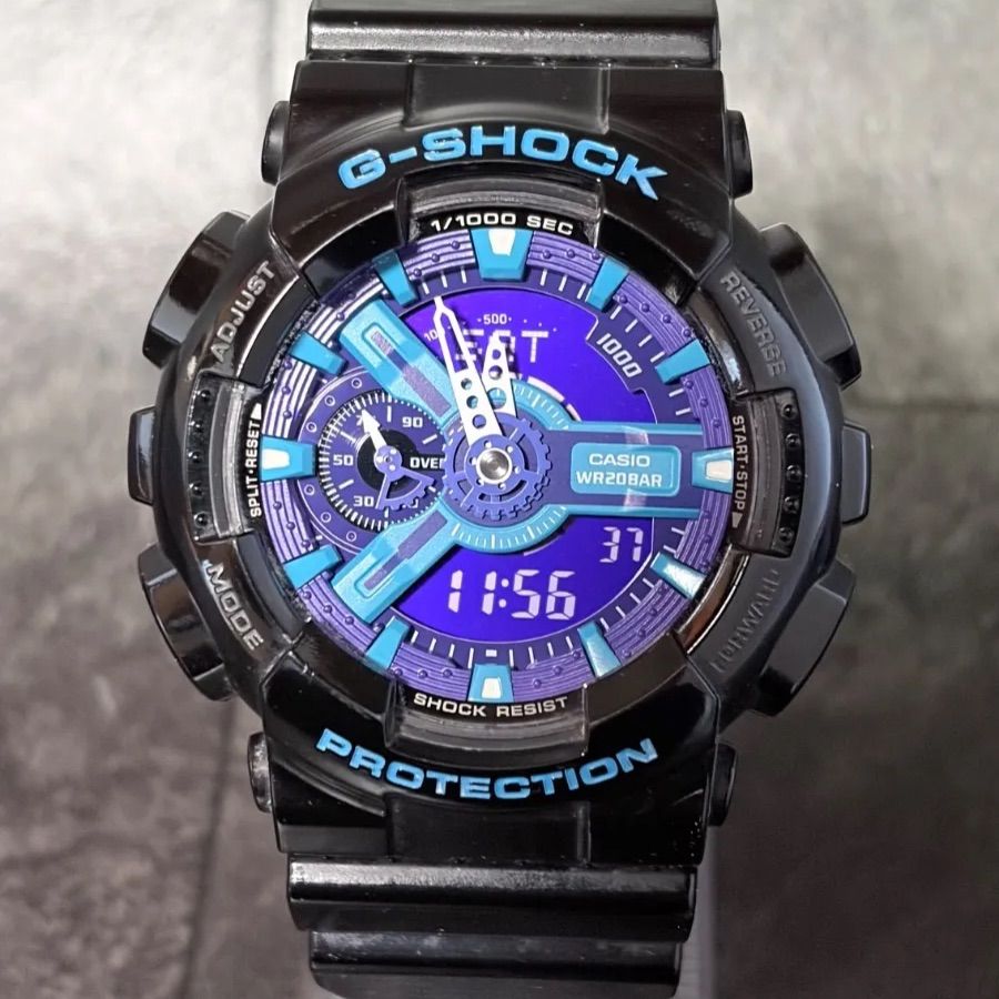 名作レア】G-SHOCK GA-110HC ハイパーカラーズ | ブルー パープル