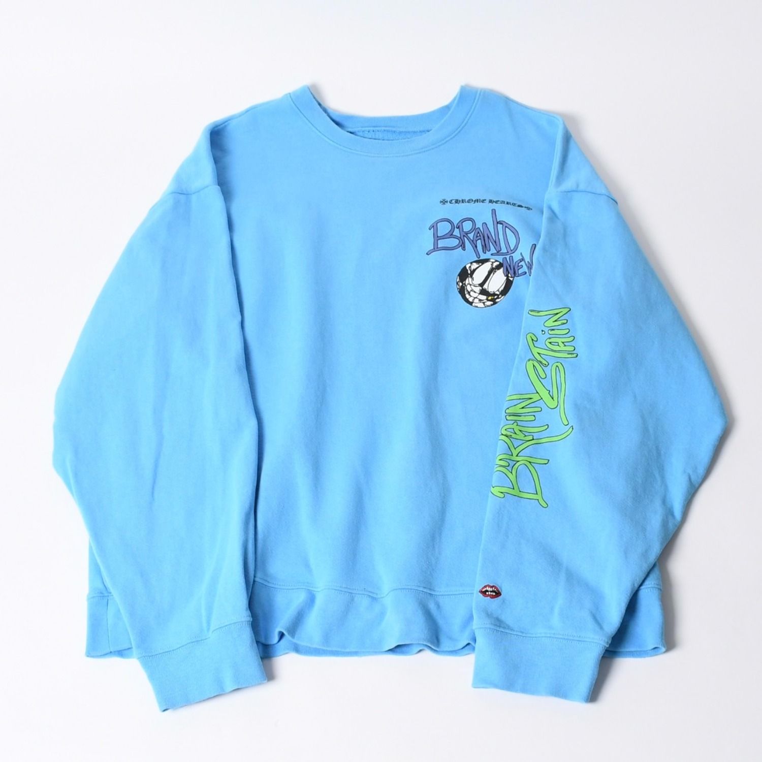 CHROME HEARTS クロムハーツ × MATTY BOY マッティボーイ 24SS PPO BRAIN NEW SWTSHRT スウェットシャツ サイズXXL 美品 中古 4a000536 CHROME HEARTS クロムハーツ × MATTY BOY マッティボーイ 24SS PPO