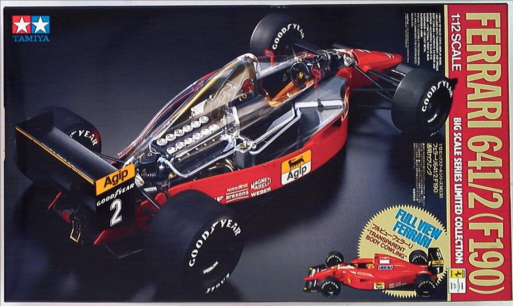 タミヤ 1/12ビッグスケール フルビュー フェラーリ 641/2(F190 タミヤ 1/12ビッグスケール フルビュー フェラーリ 641/2(F190