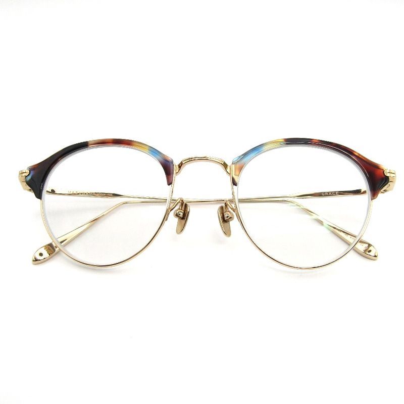 美品 MASUNAGA since 1905 マスナガ 増永眼鏡 メガネフレーム GRACE 度 