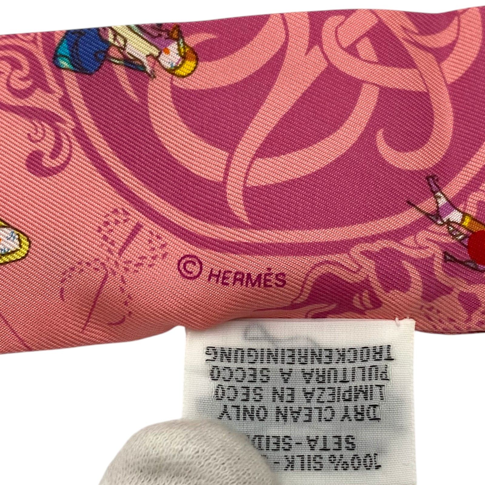エルメス HERMES ツイリー Ex-Libris Les Parisiennes マルチカラー 