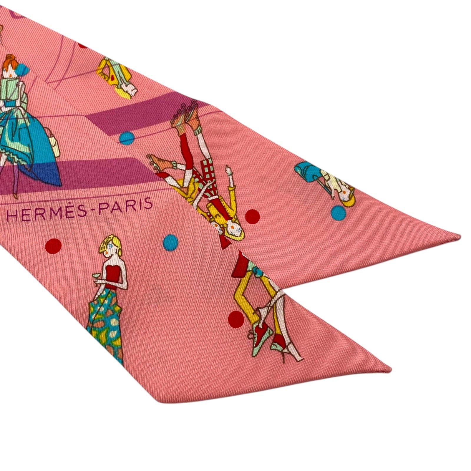 エルメス HERMES ツイリー Ex-Libris Les Parisiennes マルチカラー 