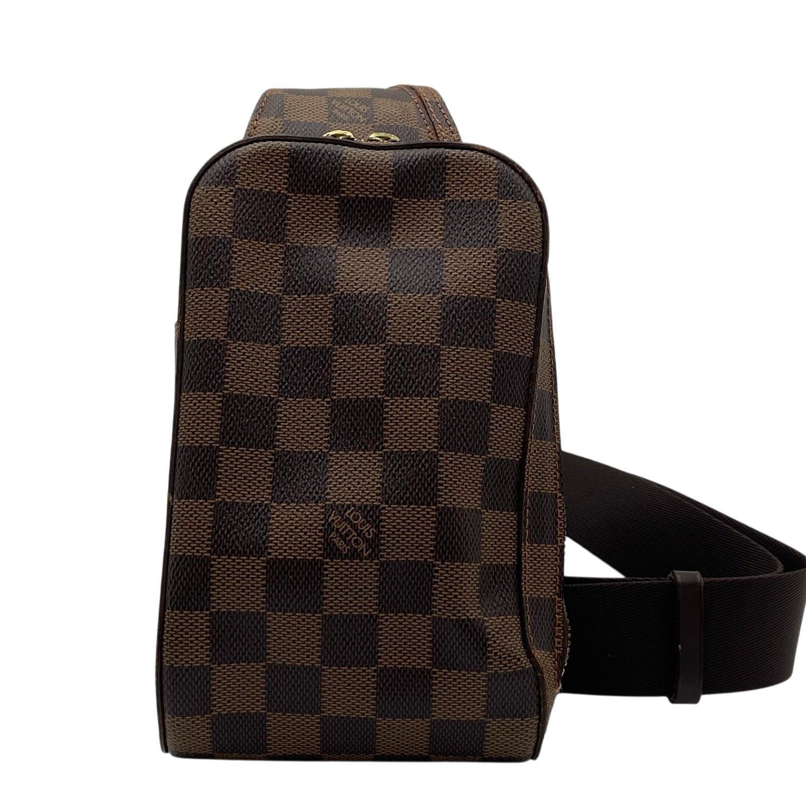 ルイ・ヴィトン LOUIS VUITTON ジェロニモス N51944 ブラウン ダミエ