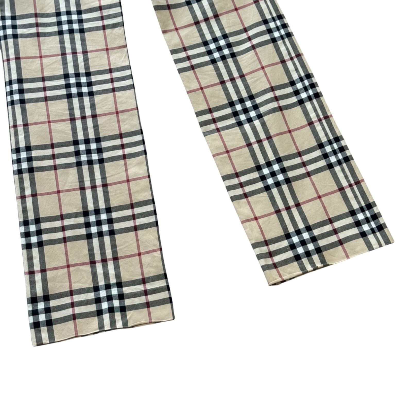 最終値下げ】【美品】Burberry London ノバチェック柄 パンツ ベージュ 