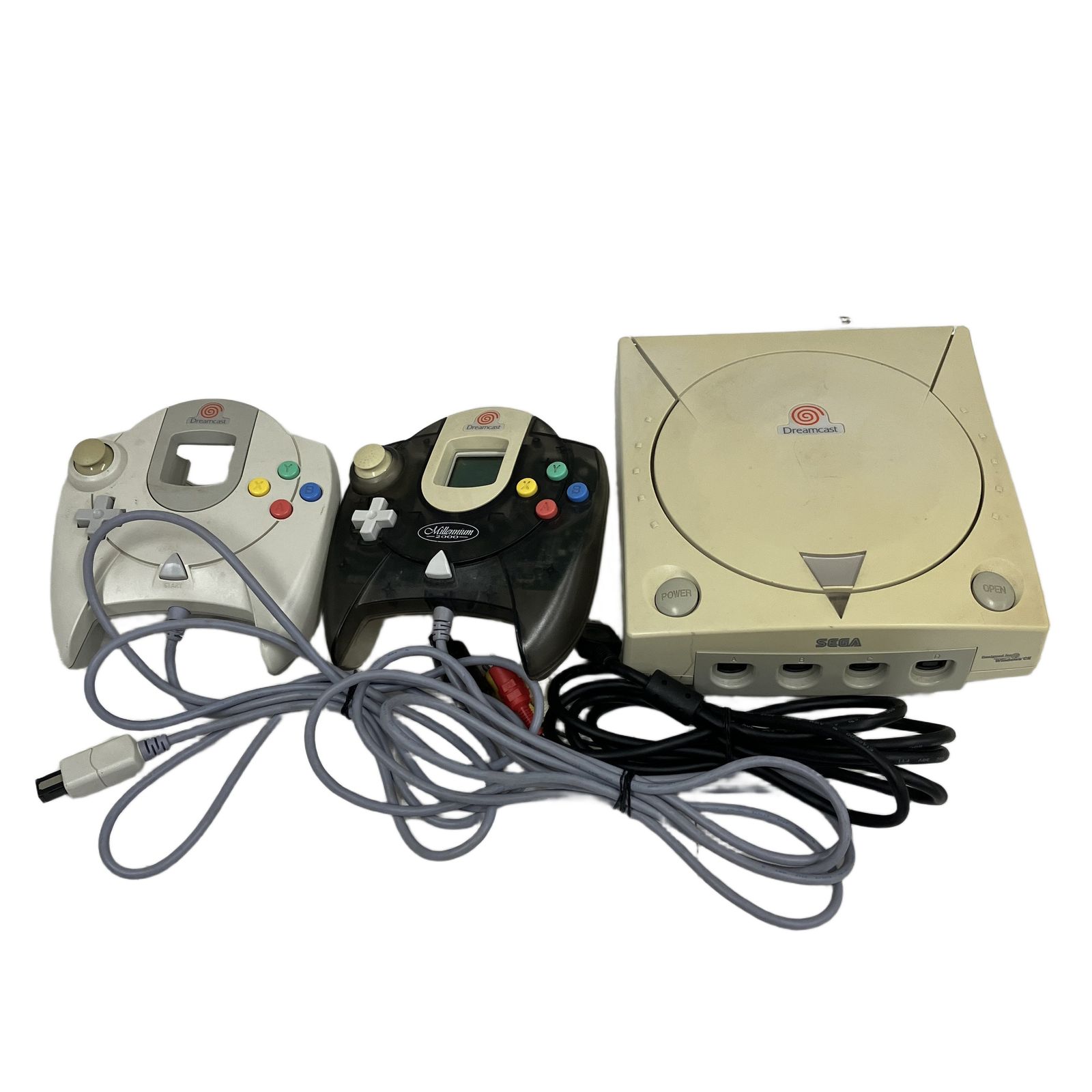 SEGA ドリームキャスト 本体 HKT-3000 他 コントローラー セット SEGA ドリームキャスト 本体 HKT-3000 他 コントローラー セット