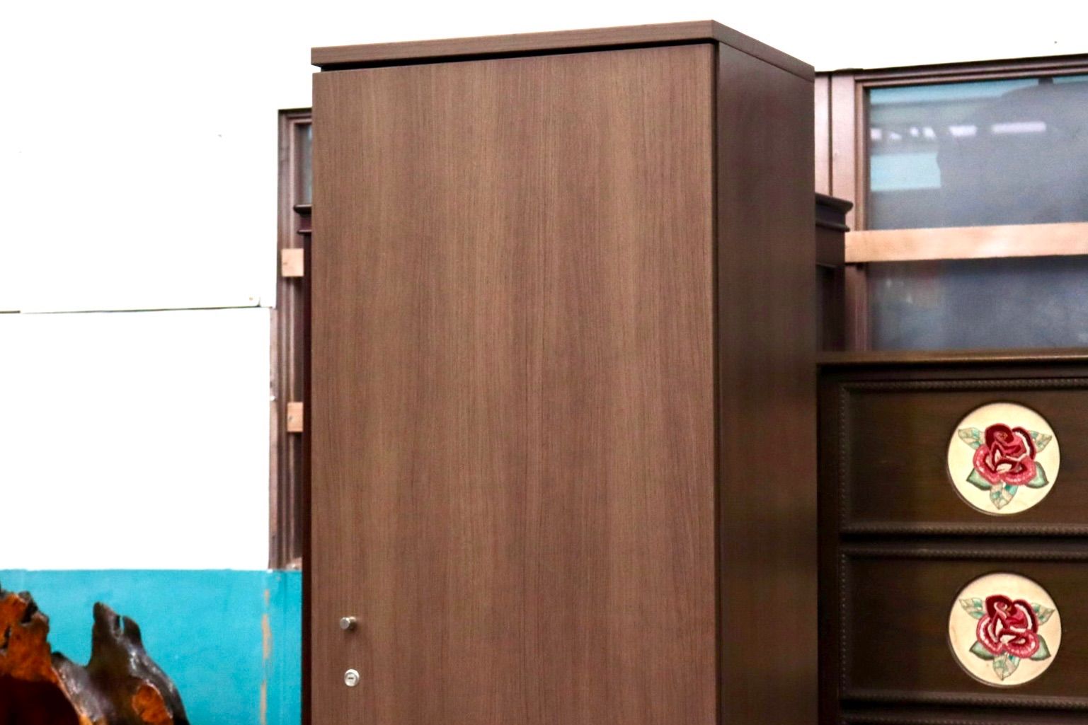 幅600 ワードローブ アーブル arbre 役員 クローゼット ワードローブ オカムラ / GMIH19A○okamura 奥行443 MKAB-0618LC-GRW 高さ1800 木製ラック・ウッドラック