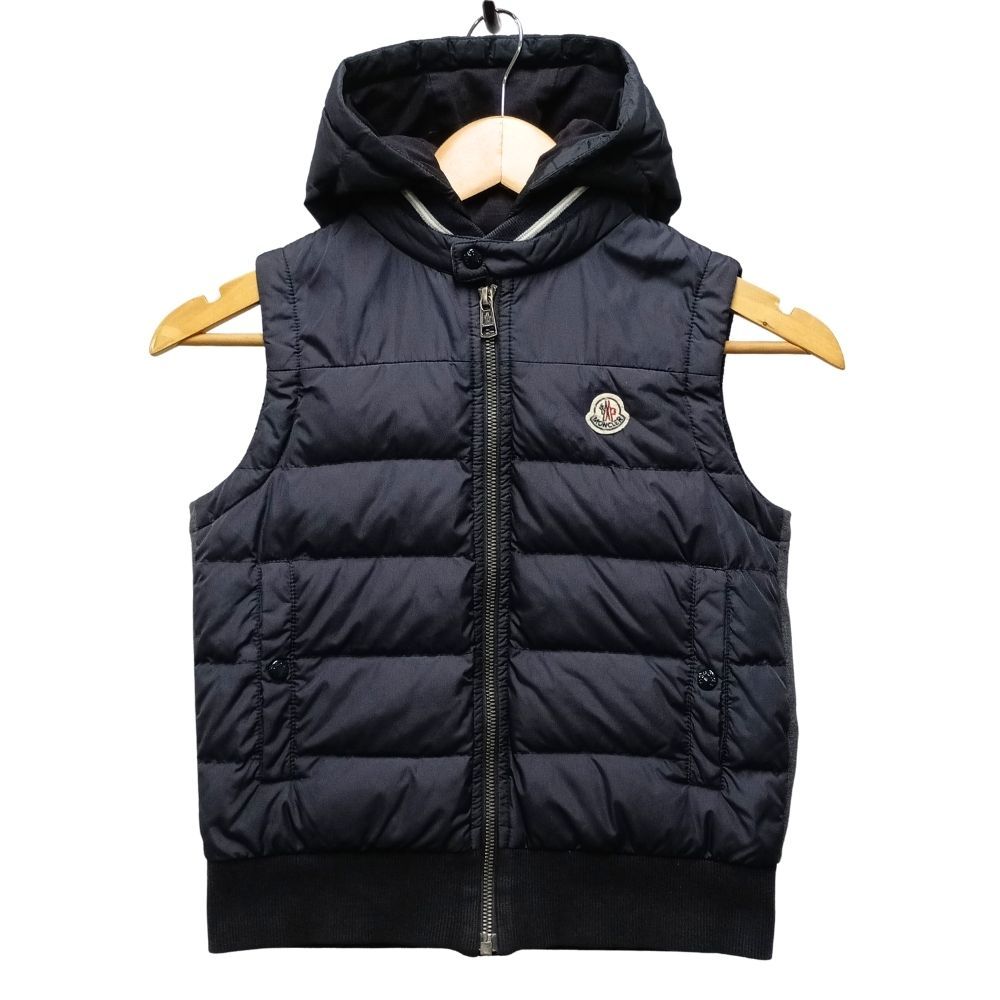 MONCLER モンクレール MAGLIA GILET キッズ フード ベスト ネイビー 