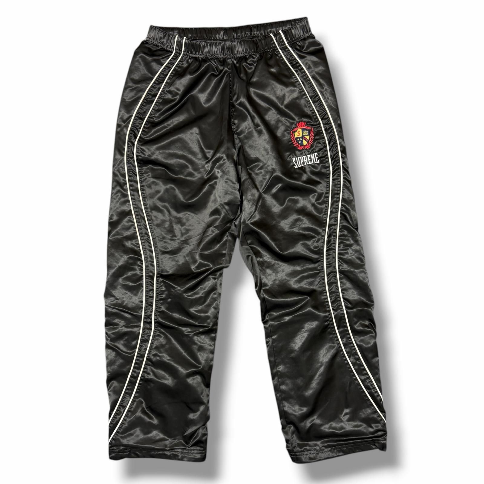 国内正規 Supreme 25SS Satin Track Pant サテントラックパンツ イージーパンツ シュプリーム ブラック M （13723M） 国内正規 Supreme 25SS Satin Track Pant サテントラックパンツ