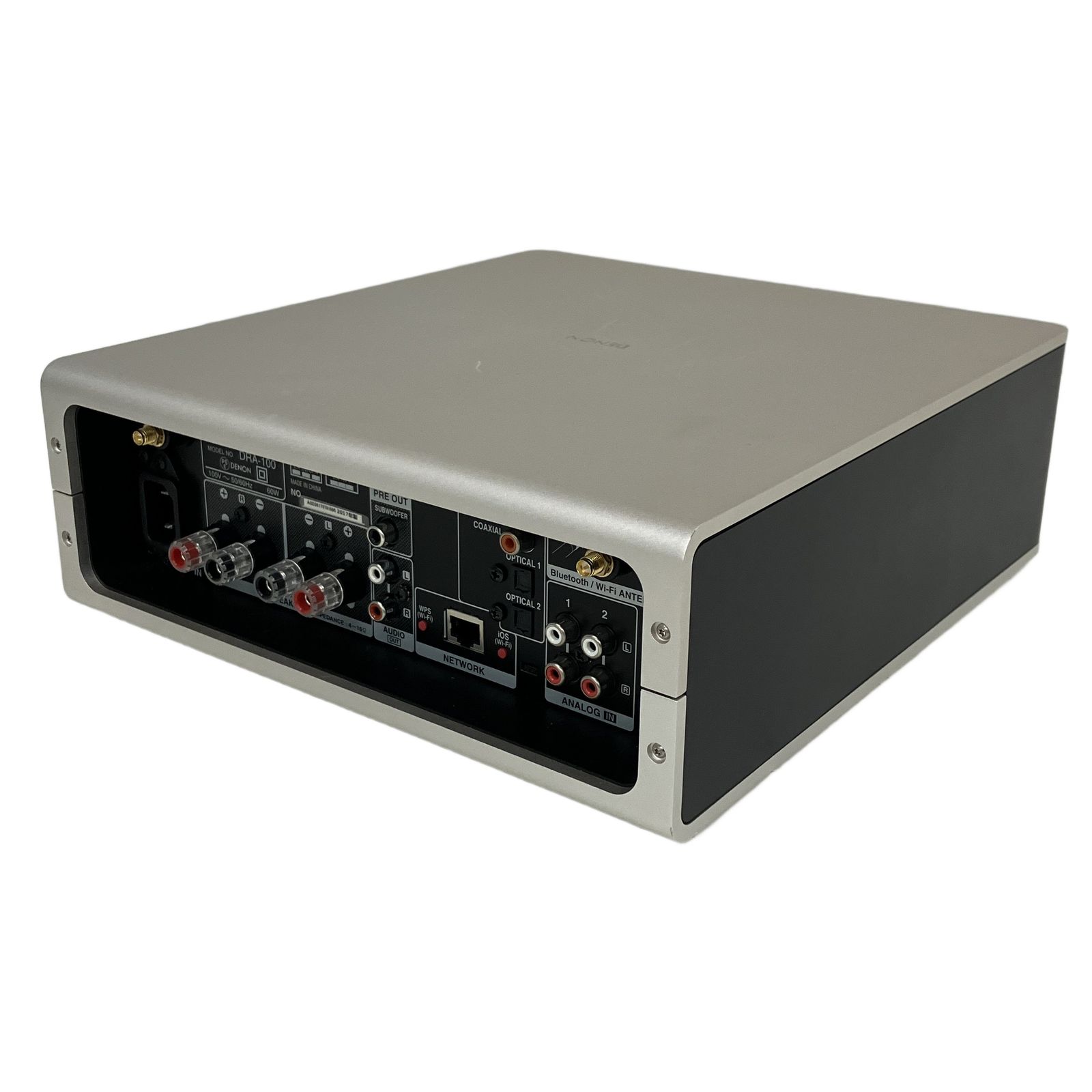 DENON DRA-100 ネットワークレシーバー プリメインアンプ ハイレゾ対応 