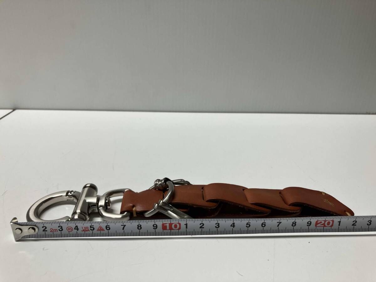 LIDNM リドム キーケース Llife LEATHER KEY CHAIN SIENNA ブラウン 茶