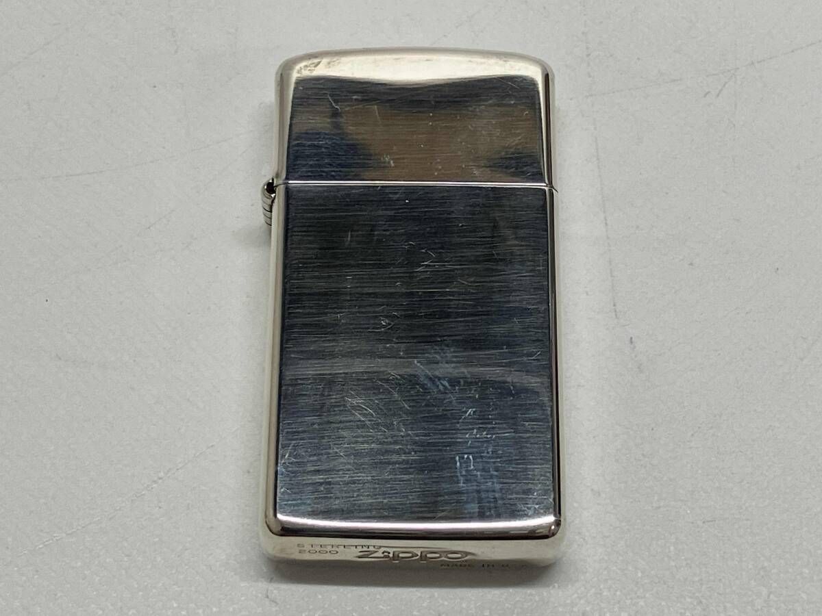 Zippo STERLING SILVER スリムタイプ スターリングシルバー ジッポ 