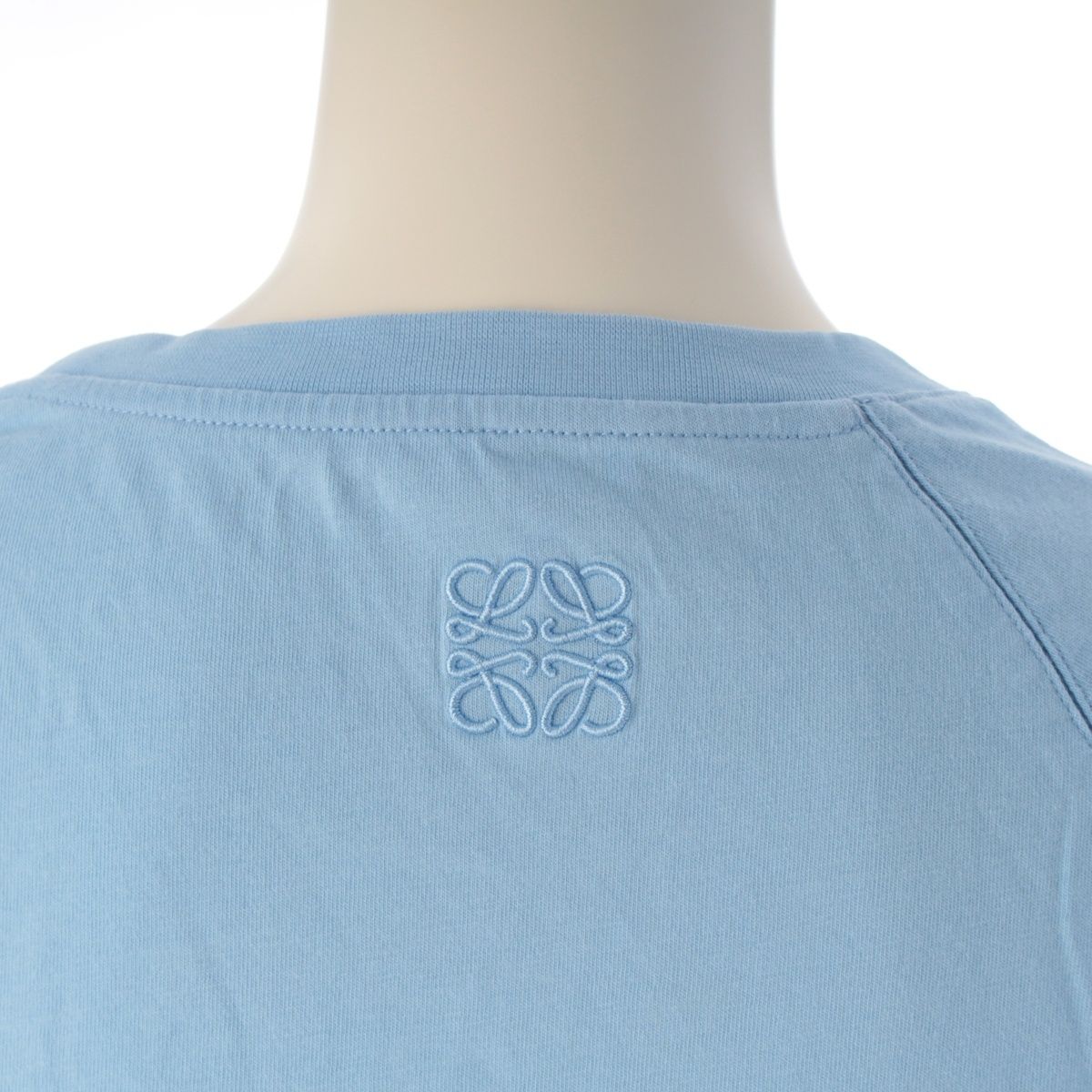 ロエベ コットン パズルデザイン アナグラム刺繍 半袖Tシャツ