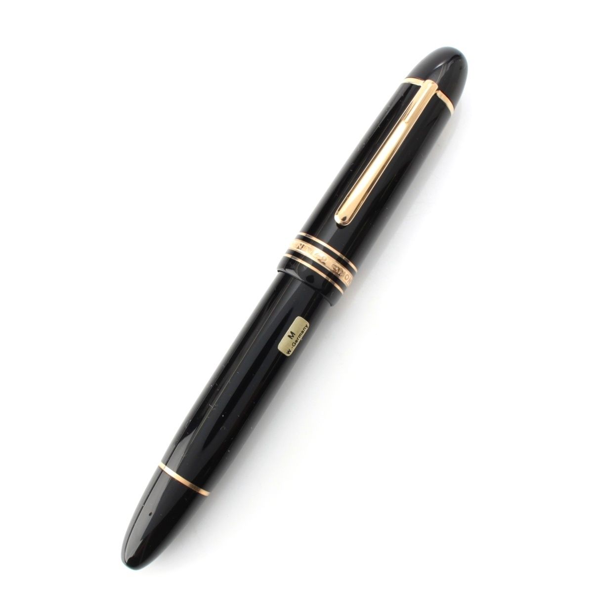 モンブラン 90s マイスターシュティック 149 4810 ヴィンテージ W.GERMANY 中白 ペン先 万年筆 M字 18K 750 ブラック M【中古】 モンブラン 90s マイスターシュティック 149 4810 ヴィンテージ W