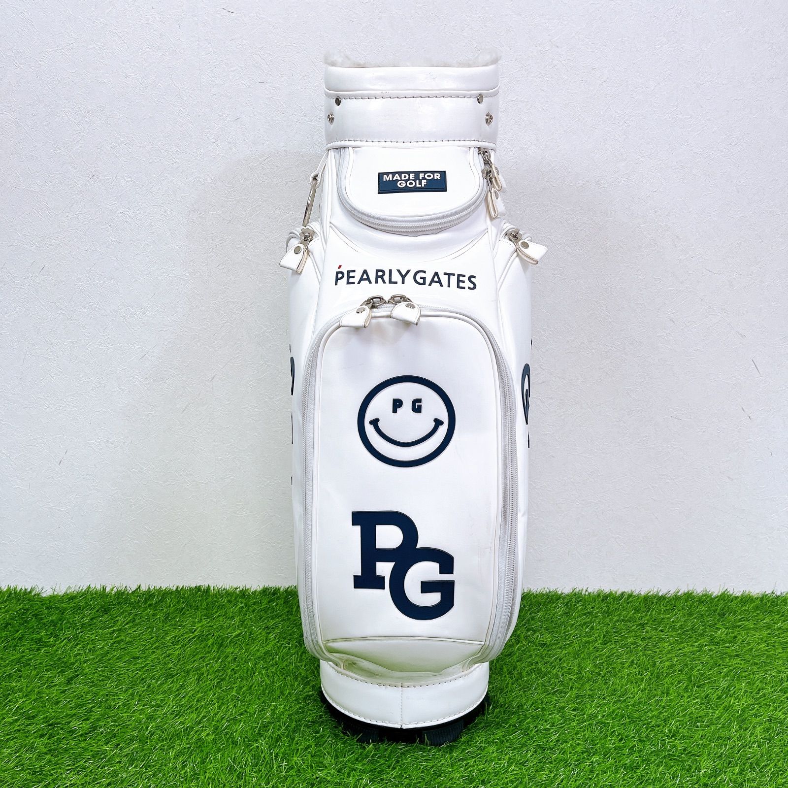 PEARLY GATESエナメルキャディバッグ パーリーゲイツキャディバッグ 公式オンライン限定】THE CADDIE BAG エナメルキャディバッグ (46