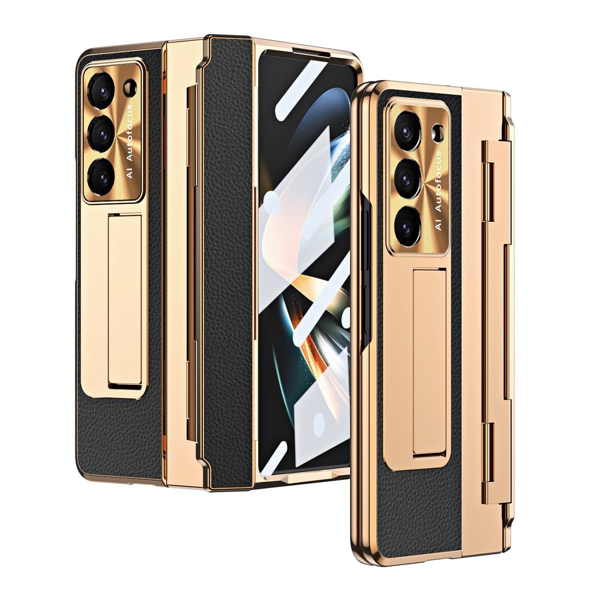 Miimall】Galaxy Z Fold5 5G ケース フィルムとケース一体型 ペン收