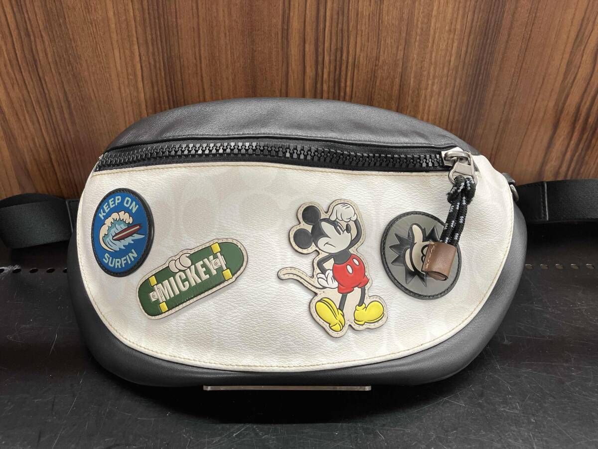 COACH ディズニー コラボ ウエストバッグ 期間限定お値下げ】コーチ ディズニーコラボ ボディバッグ ウエスト