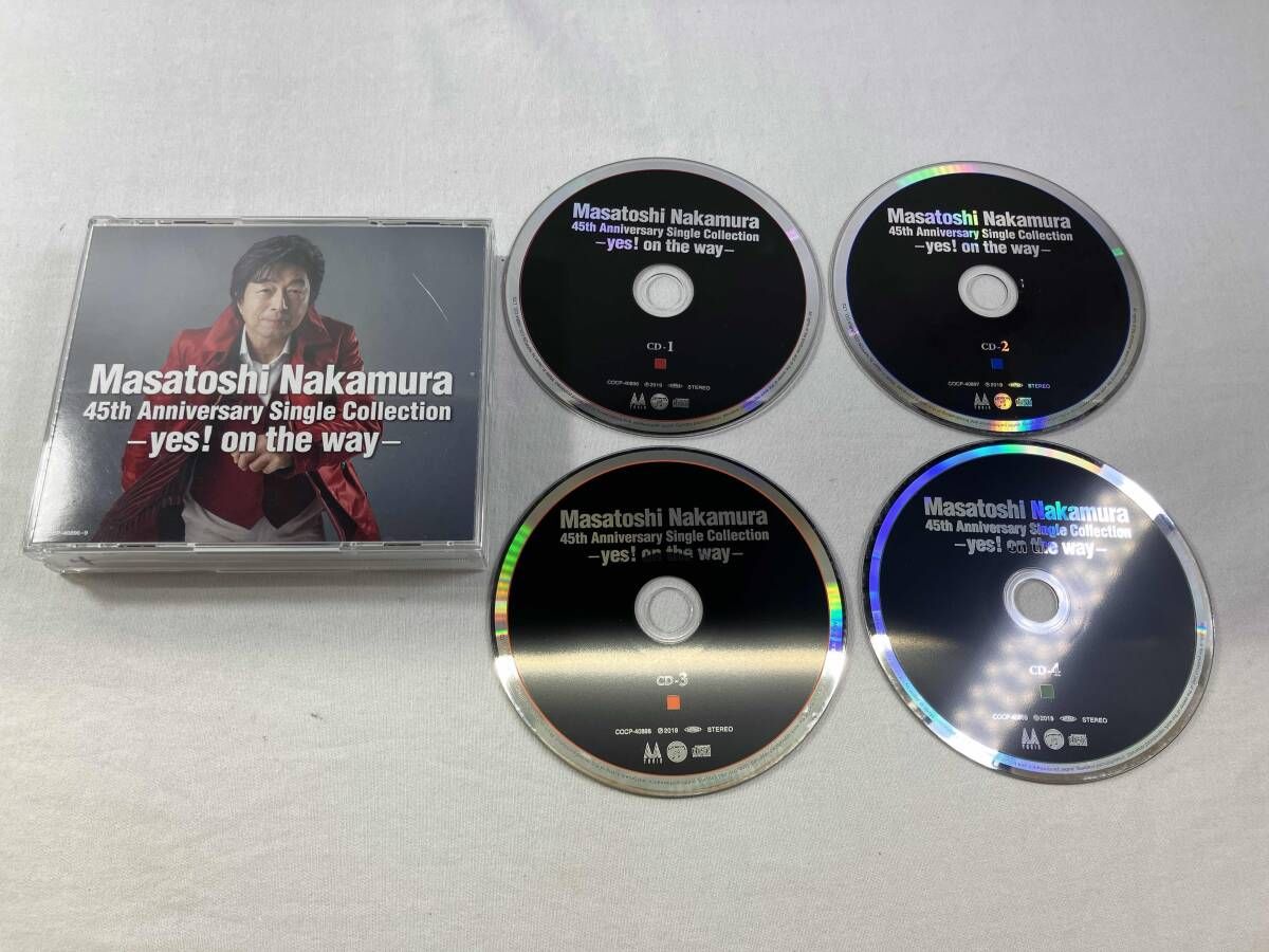 中村雅俊 CD Masatoshi Nakamura 45th Anniversary Single Collection