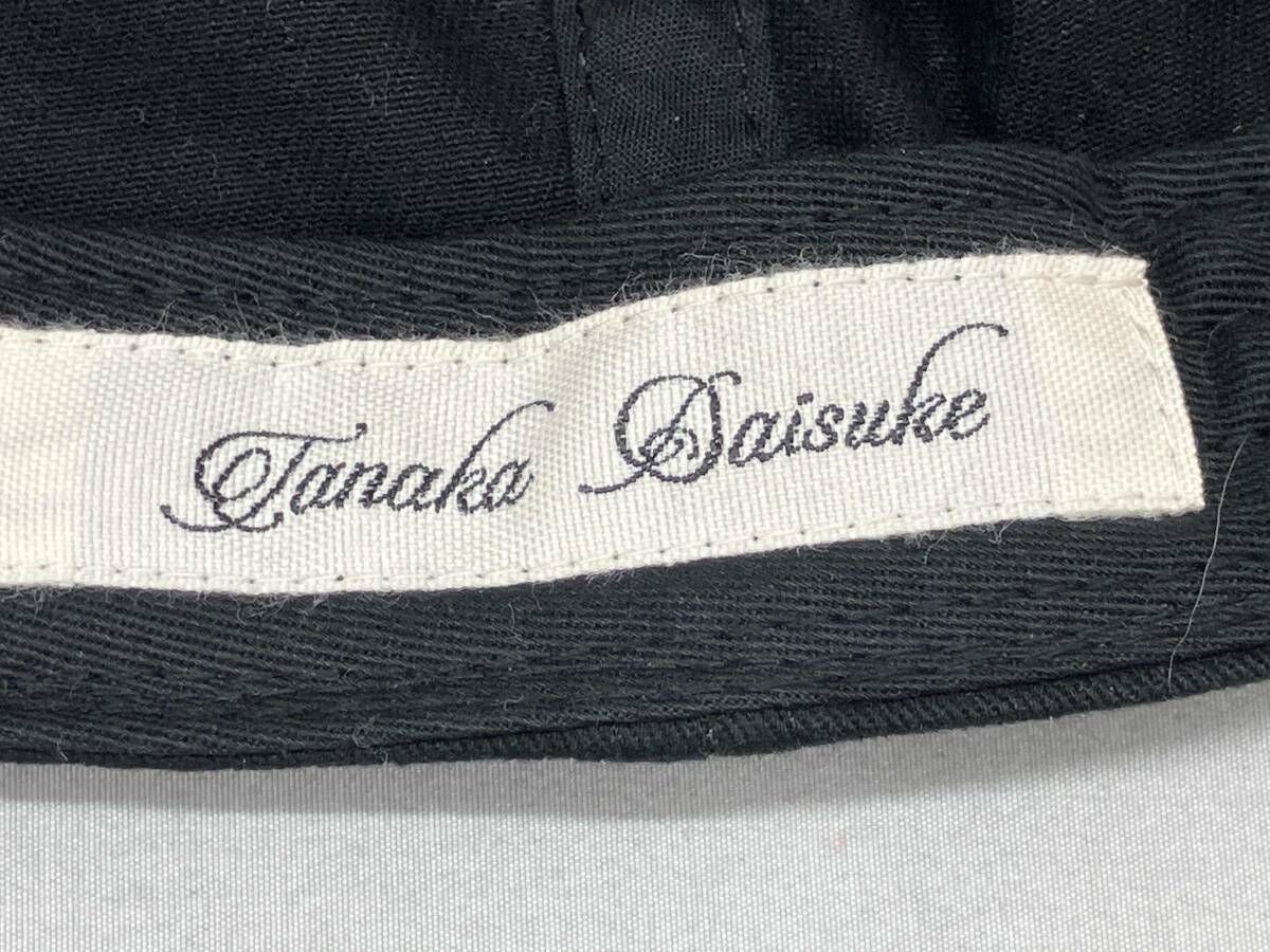 Tanaka Daisuke タナカダイスケ スパンコール キャップ ブラック
