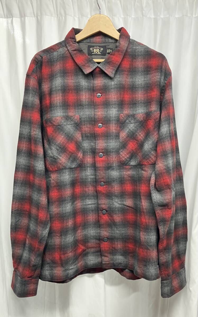 RRL Ralph Lauren オンブレチェックシャツ ロンハーマン別注 レッド