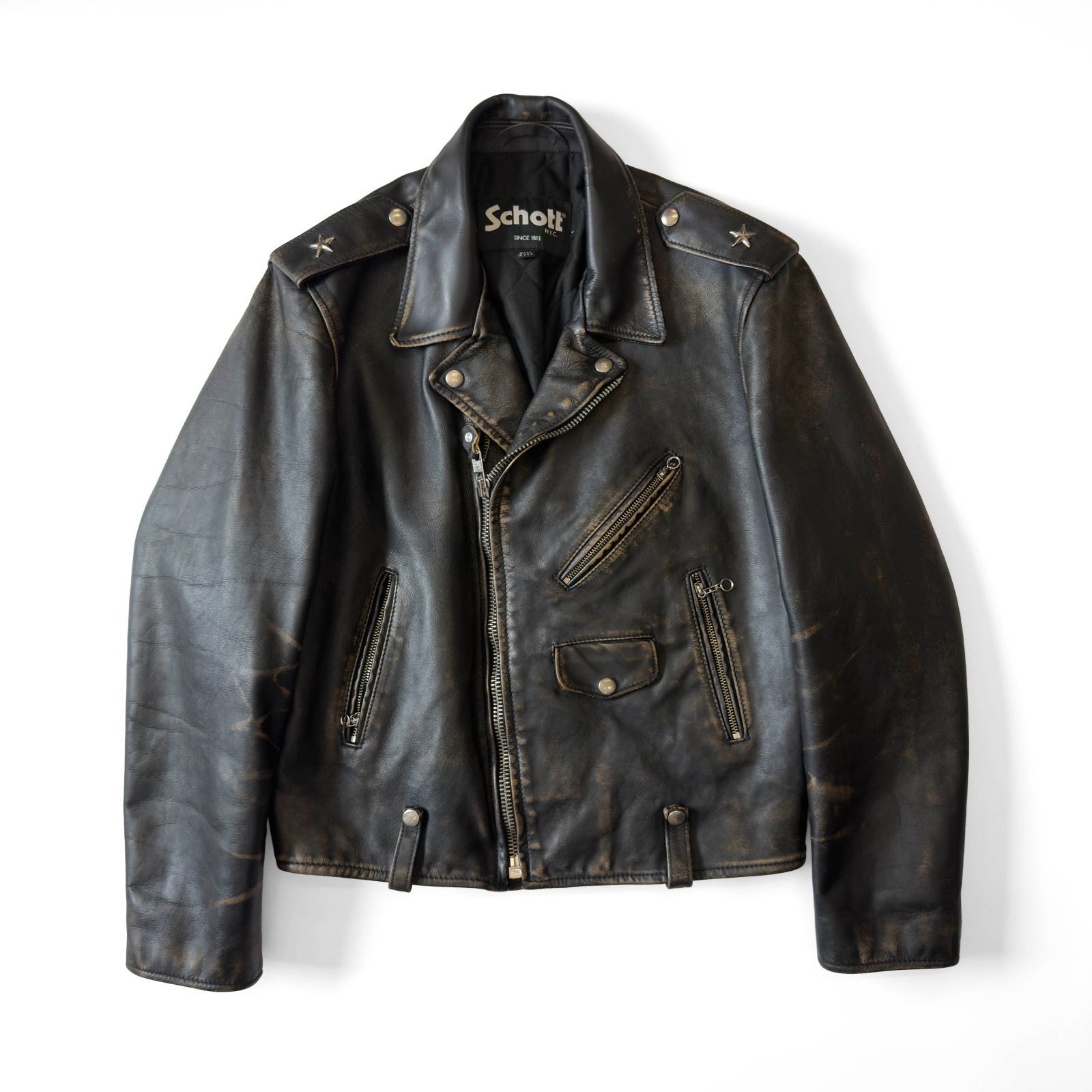 Schott × SAINT MICHAEL 7642 ワンスター サイズL ショット セント 